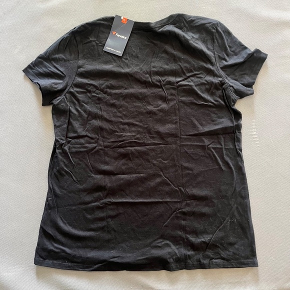 Purdue Women’s V Neck T-Shirt Large L Black Fanatics Short Sleeve Logo - Picture 5 of 5